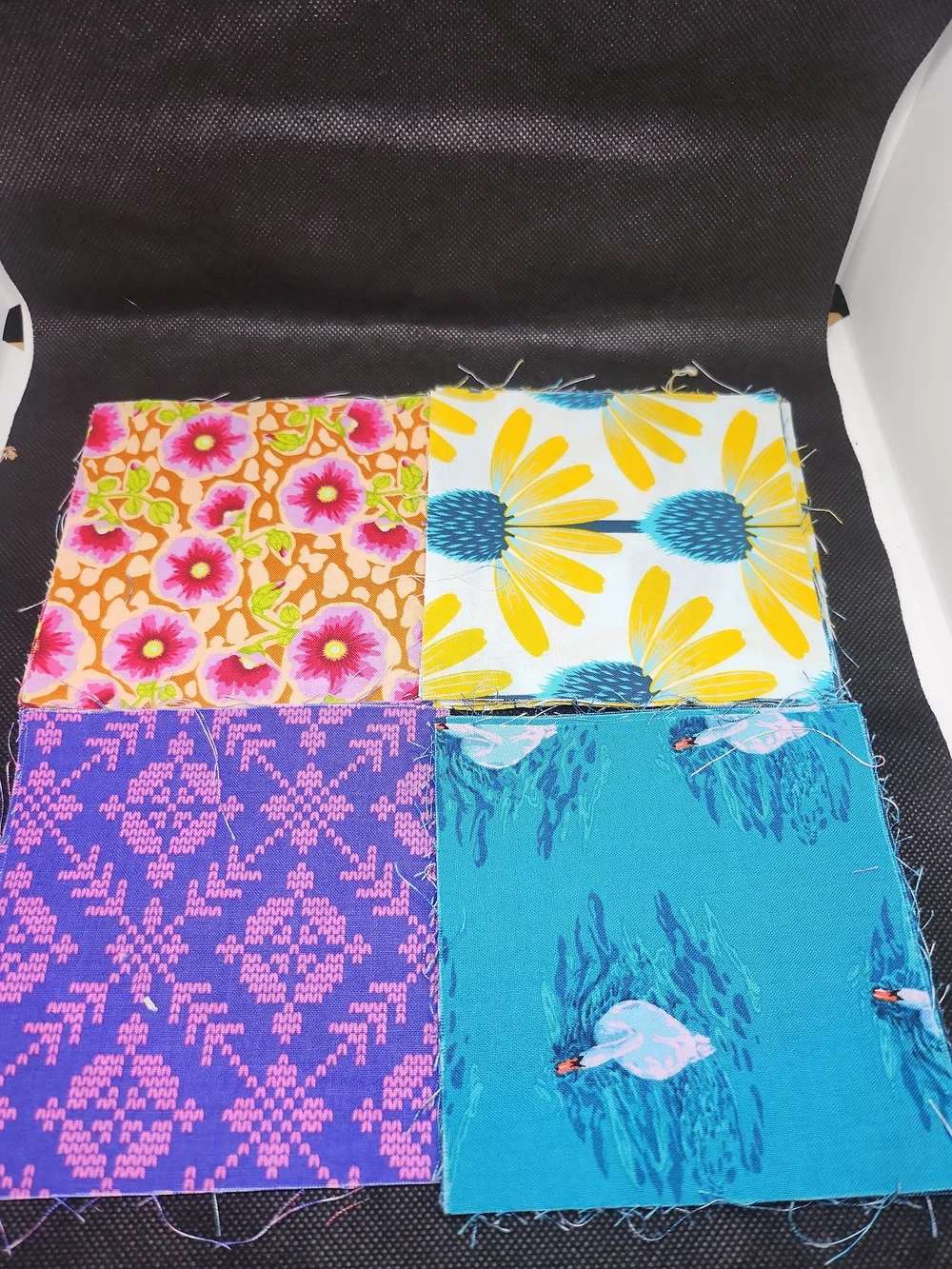 Kids Floral & Patterned Cotton Shorts - Teal, Yellow, Pink